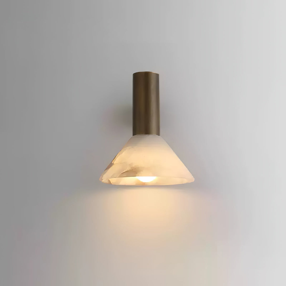 Rino Cone Alabaster Wandleuchte