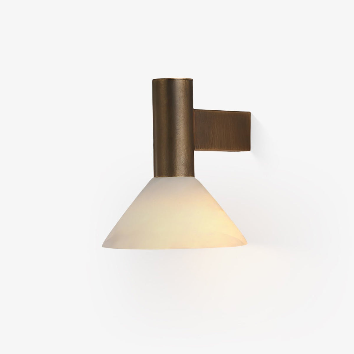 Rino Cone Alabaster Wandleuchte