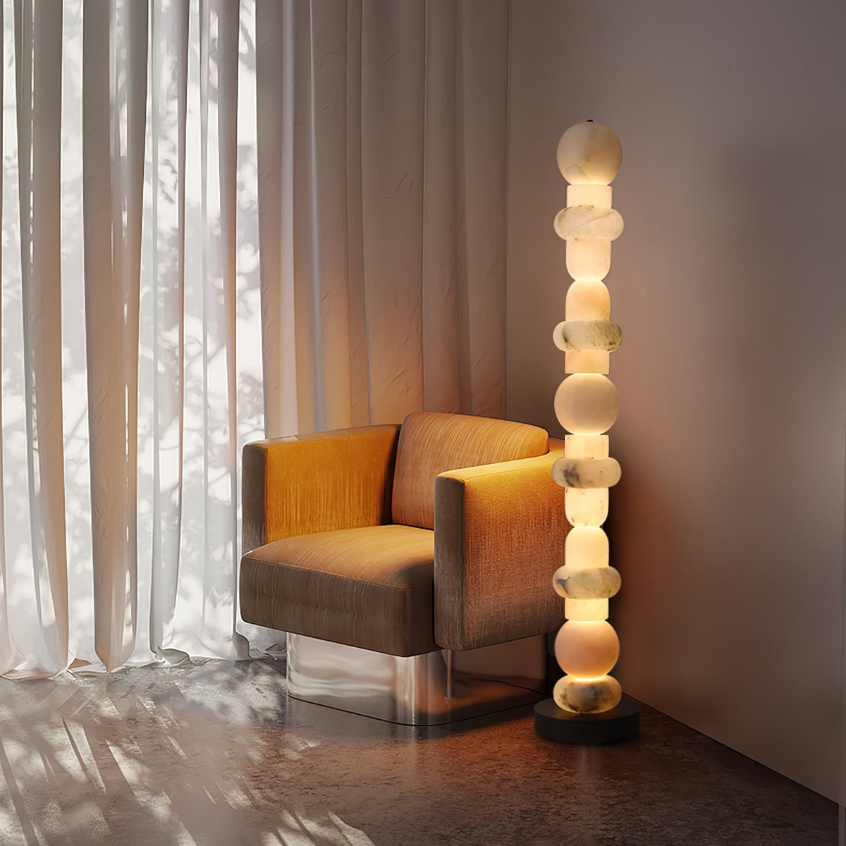 Nostix Alabaster Stehleuchte