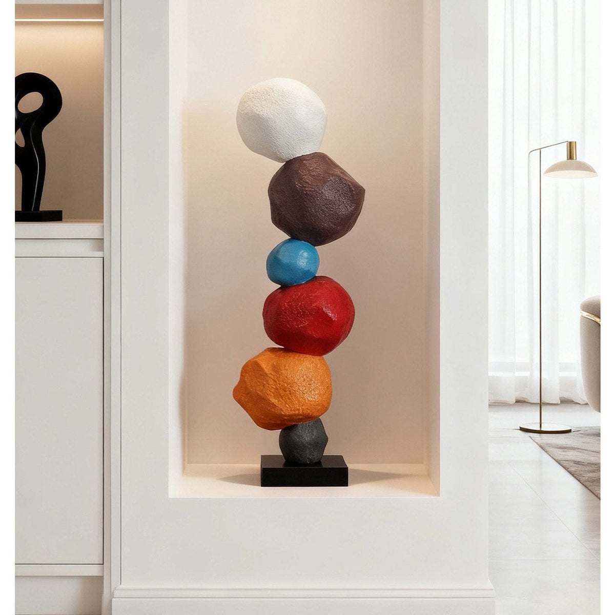 Totem Balance Art-Skulptur