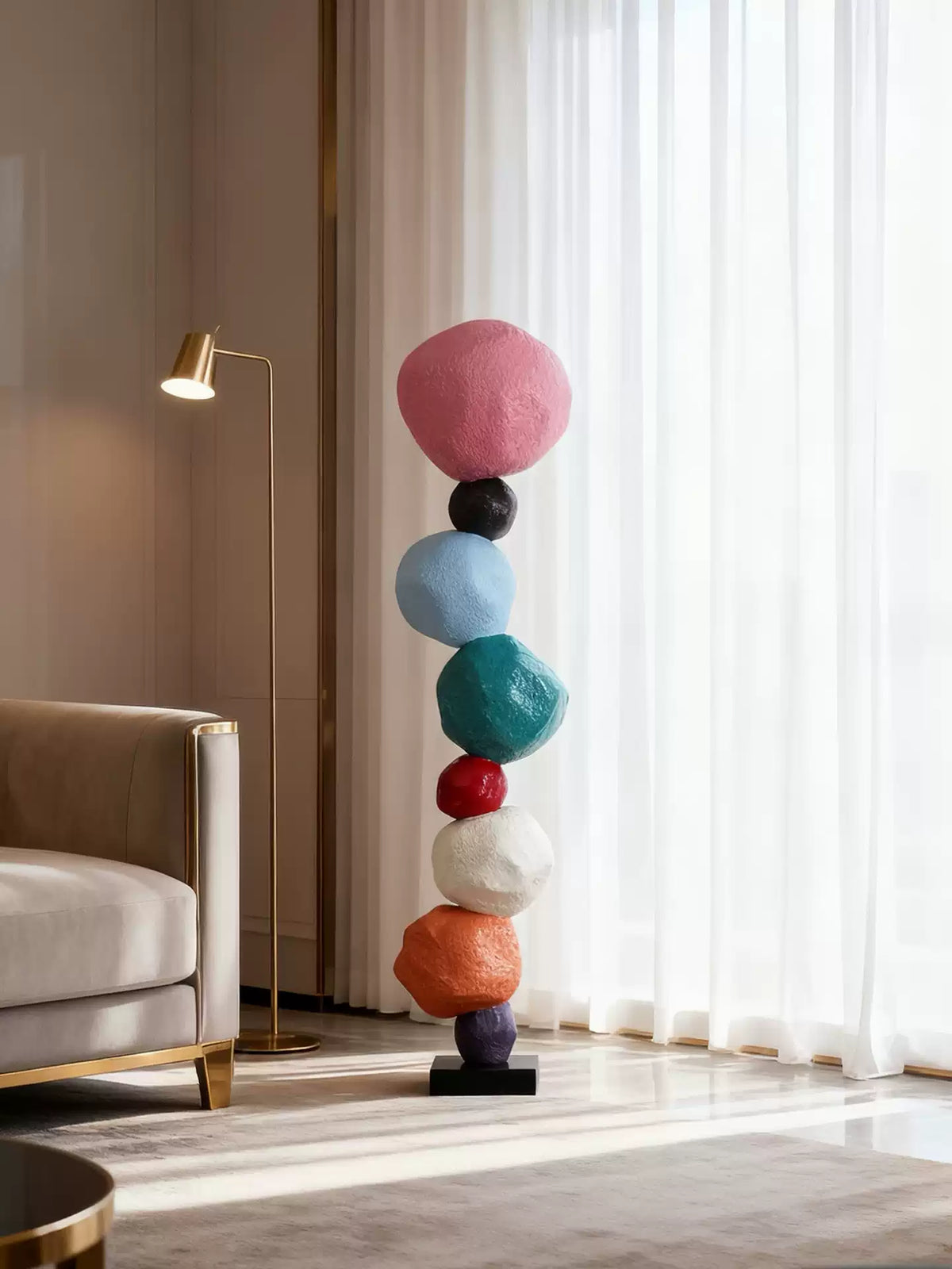Totem Balance Art-Skulptur