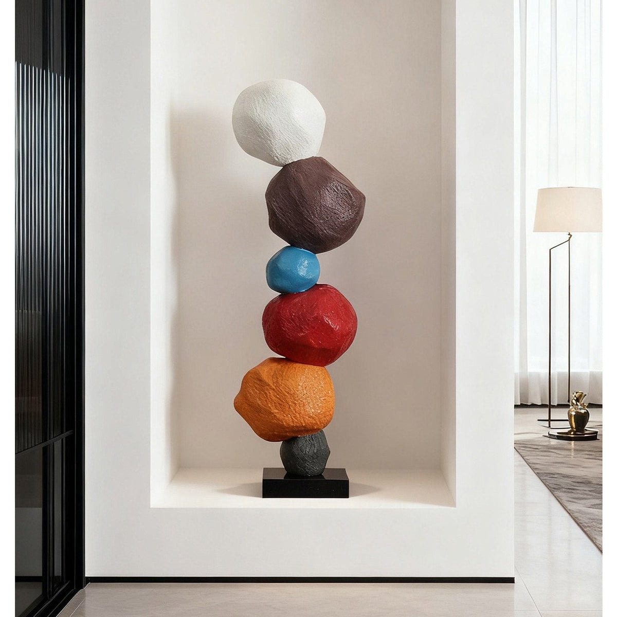 Totem Balance Art-Skulptur