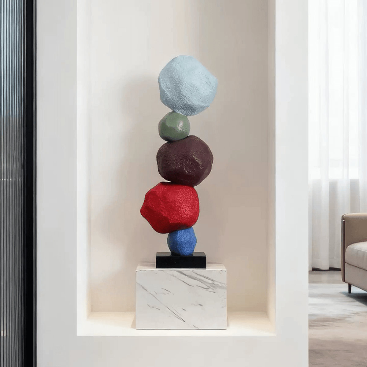 Totem Balance Art-Skulptur