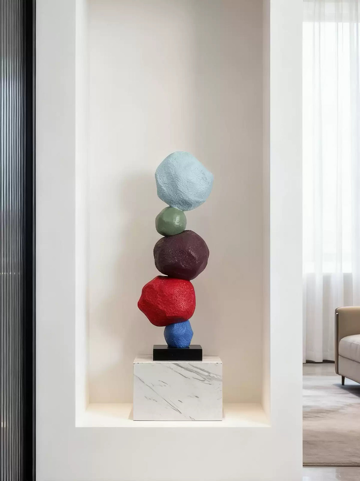Totem Balance Art-Skulptur