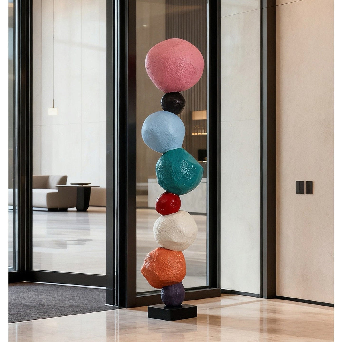 Totem Balance Art-Skulptur
