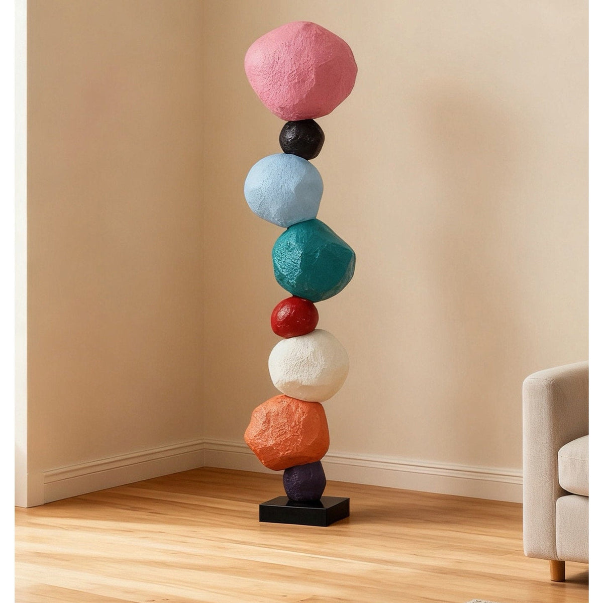 Totem Balance Art-Skulptur
