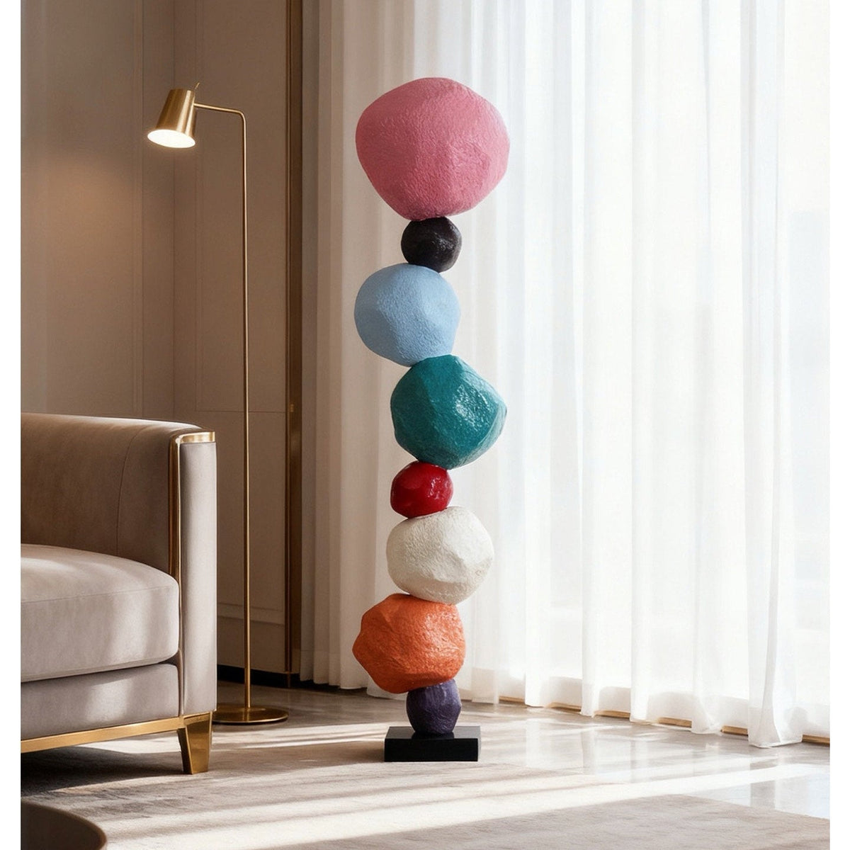 Totem Balance Art-Skulptur