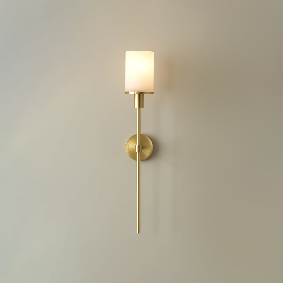 Mycara zeitgenössische Wandleuchte aus Alabaster im klassischen nordischen Stil