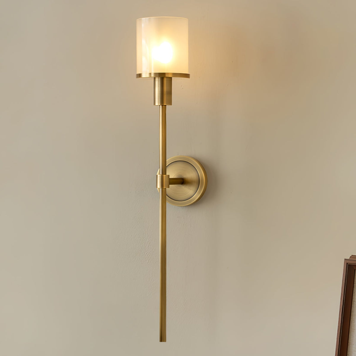 Mycara zeitgenössische Wandleuchte aus Alabaster im klassischen nordischen Stil