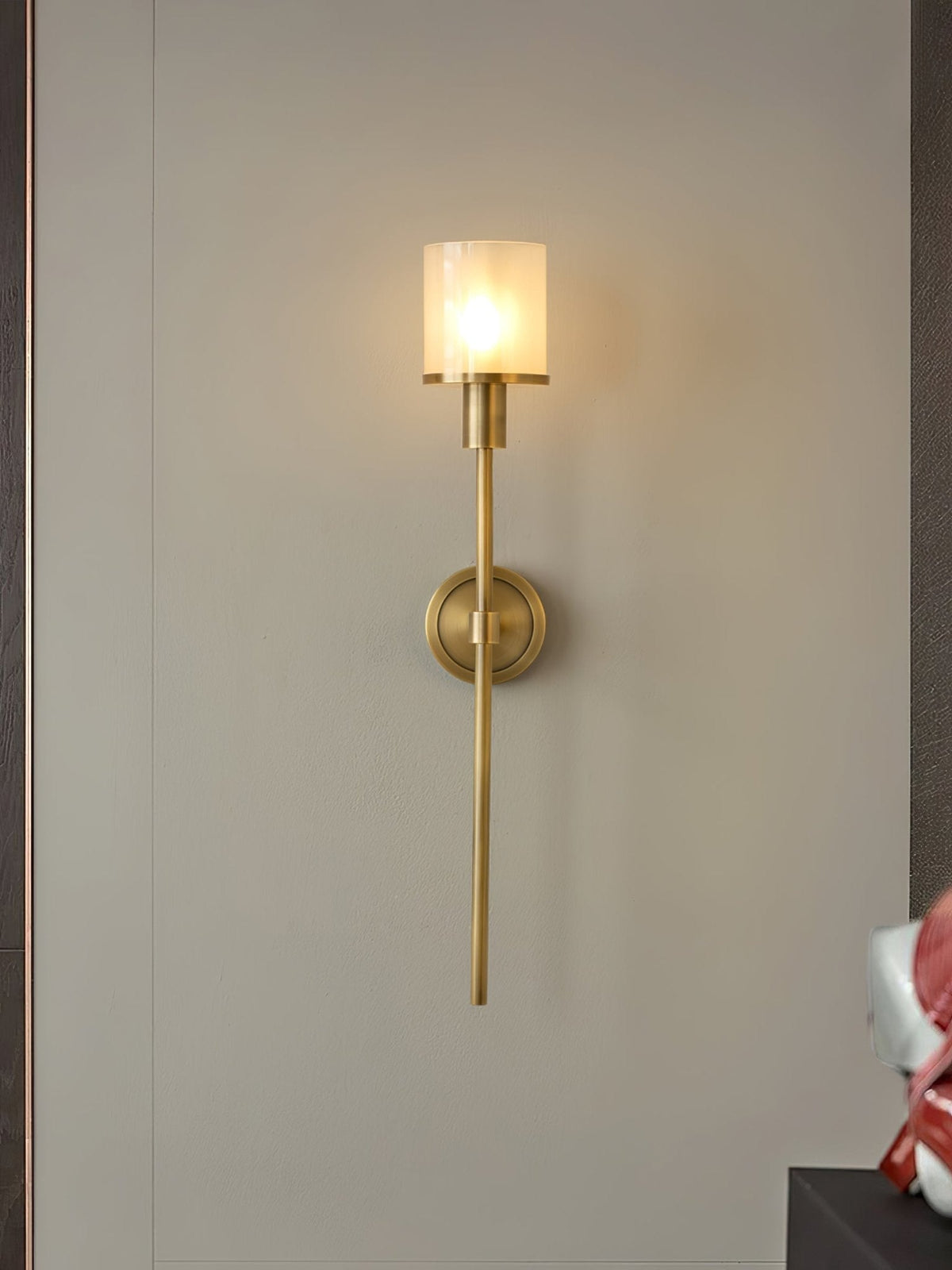 Mycara zeitgenössische Wandleuchte aus Alabaster im klassischen nordischen Stil