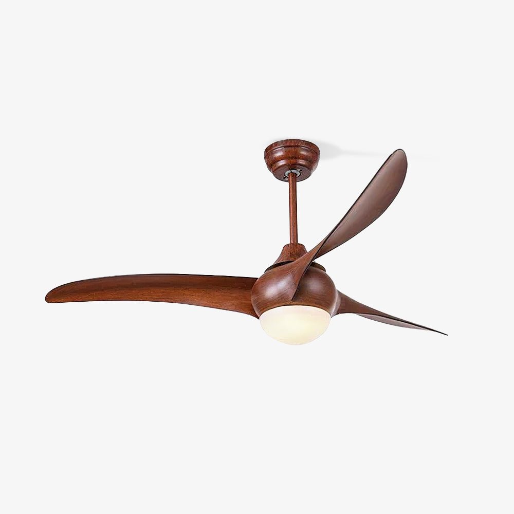 Selerena Deckenventilator mit Beleuchtung in natürlicher Tradition
