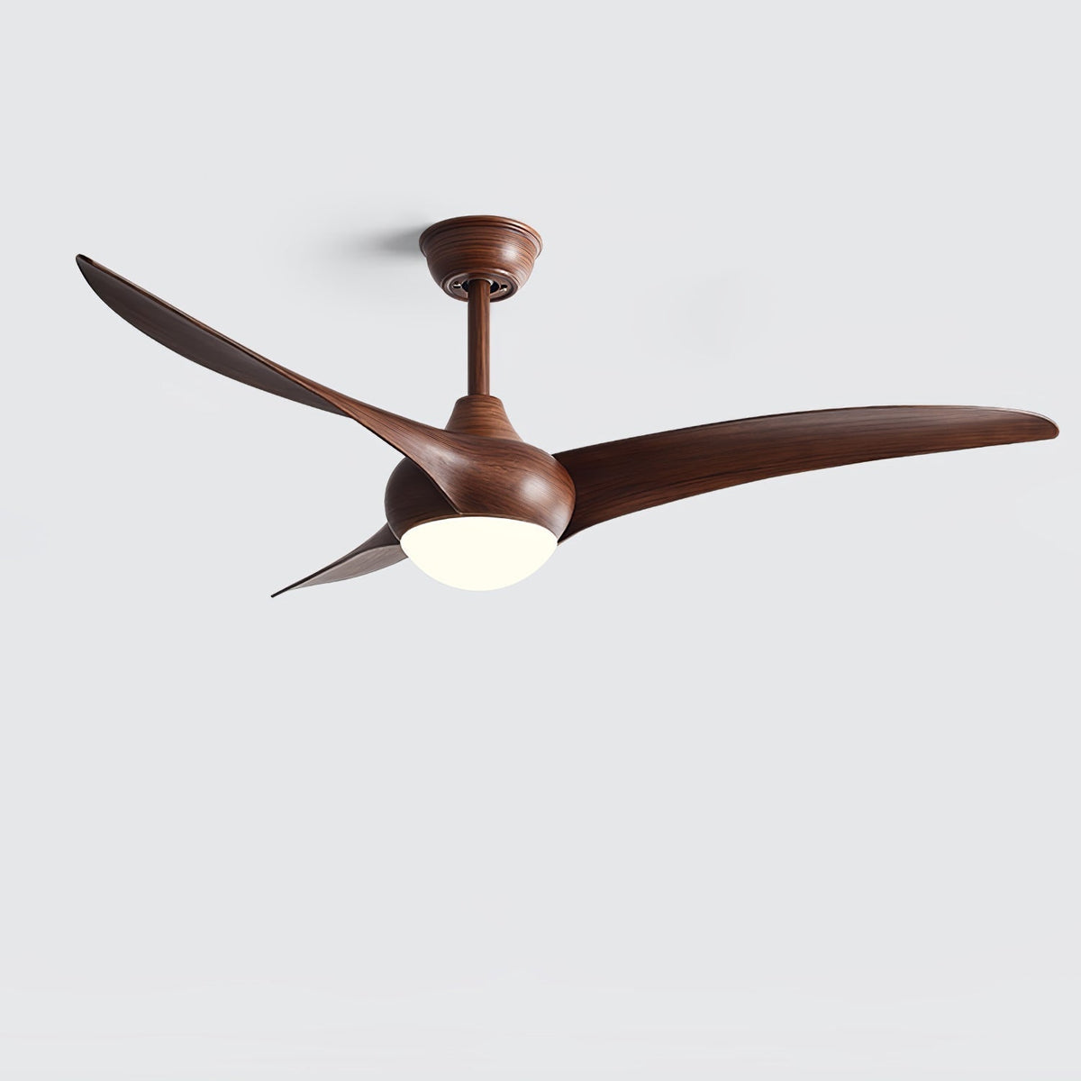 Selerena Deckenventilator mit Beleuchtung in natürlicher Tradition