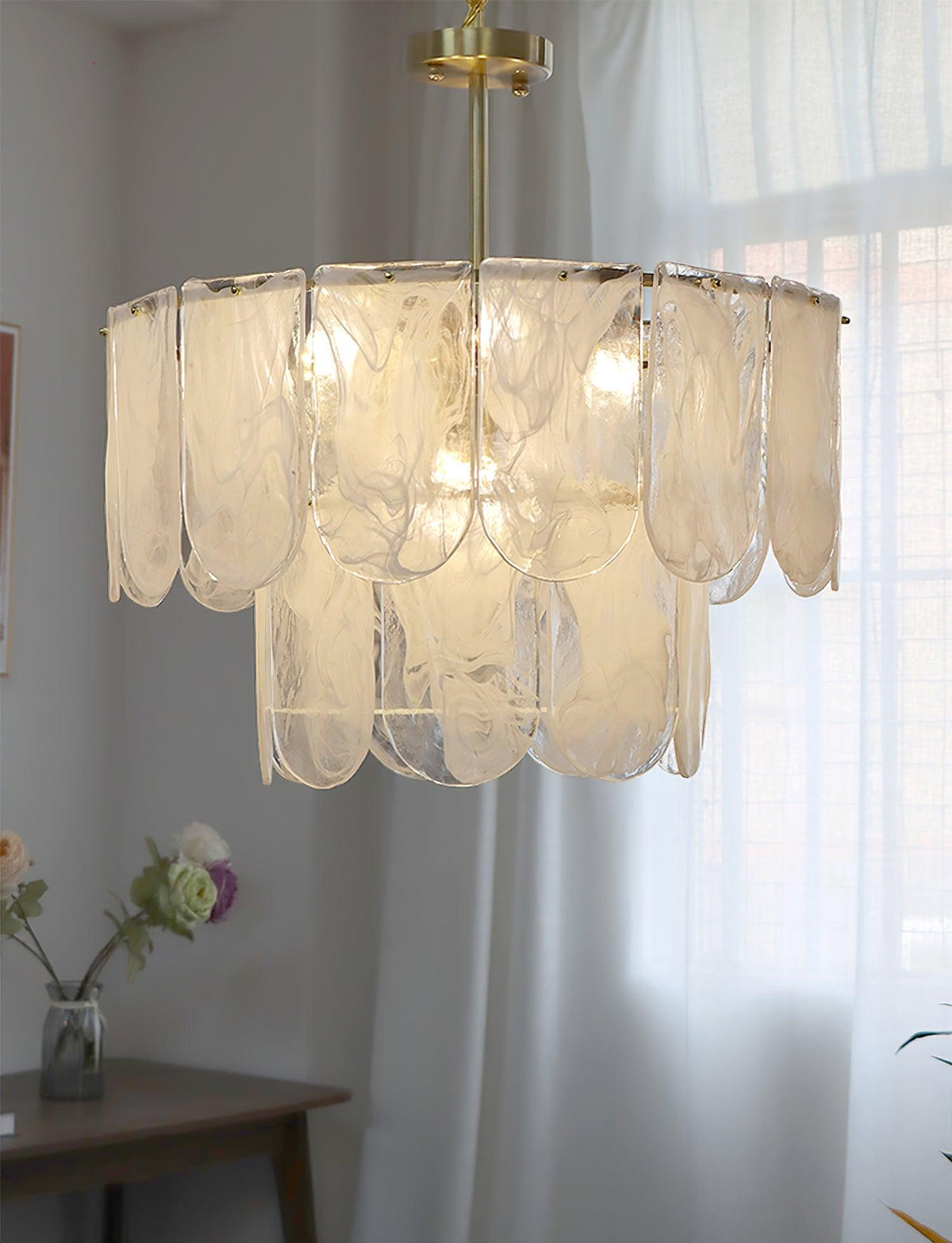 Eiraline Kronleuchter Traditionell Klassisch Glas Metall