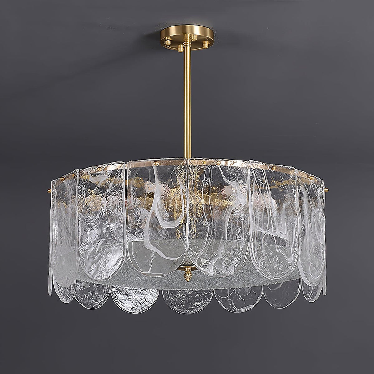 Eiraline Kronleuchter Traditionell Klassisch Glas Metall