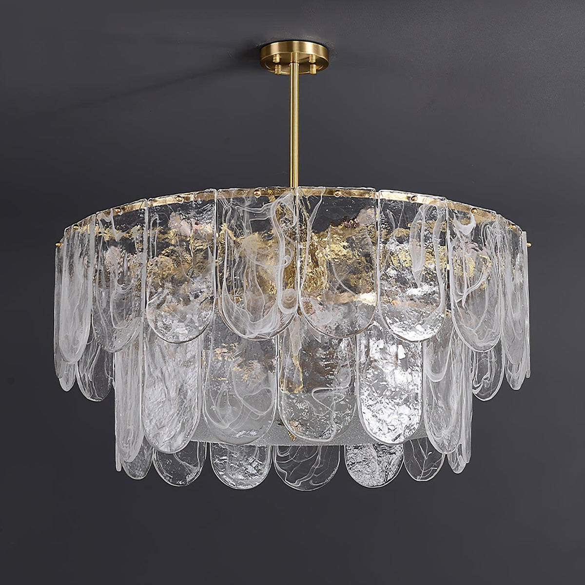Eiraline Kronleuchter Traditionell Klassisch Glas Metall