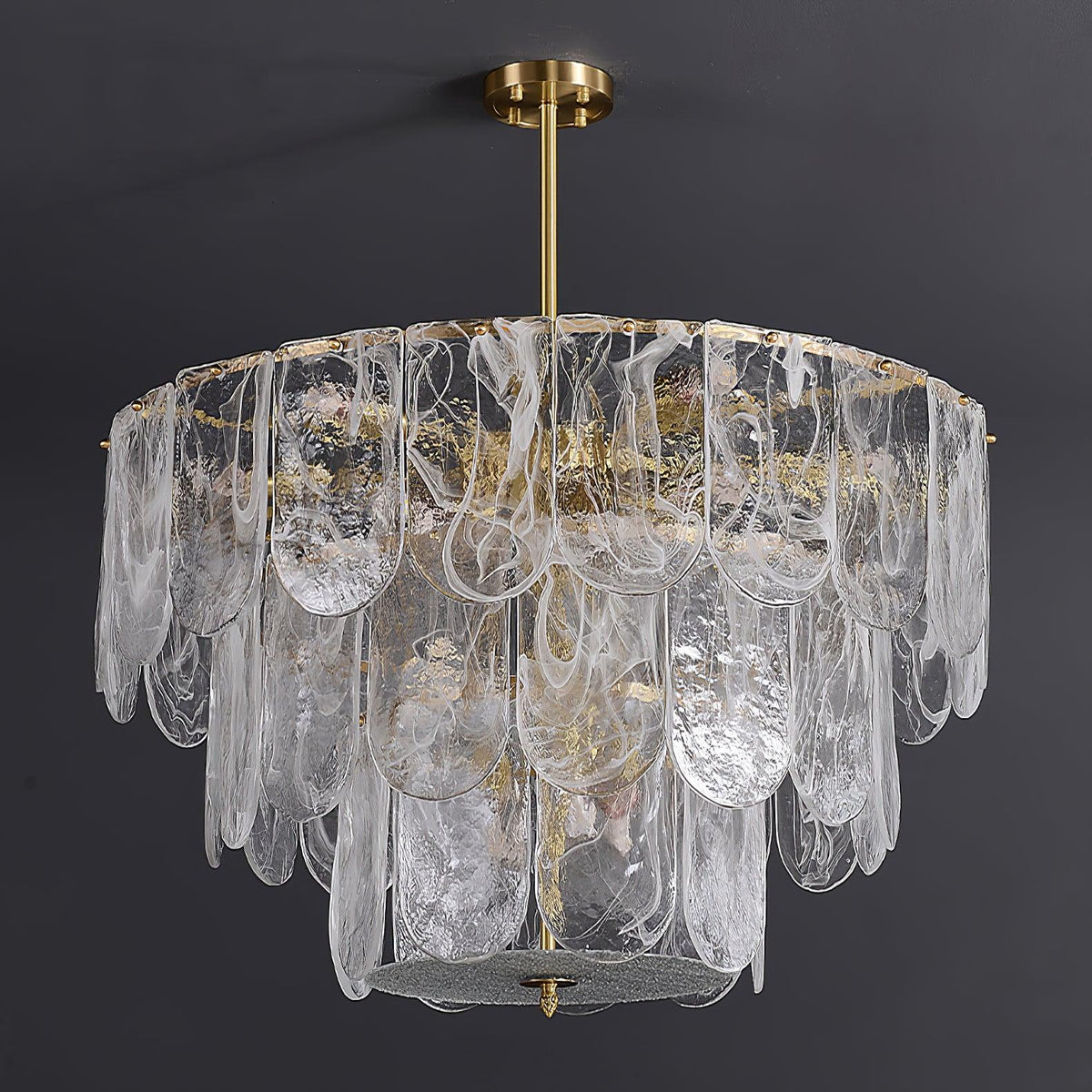 Eiraline Kronleuchter Traditionell Klassisch Glas Metall