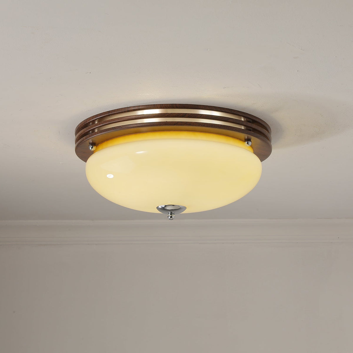 Lysilarae zeitgenössische Deckenleuchte aus Glas im klassischen Kugeldesign
