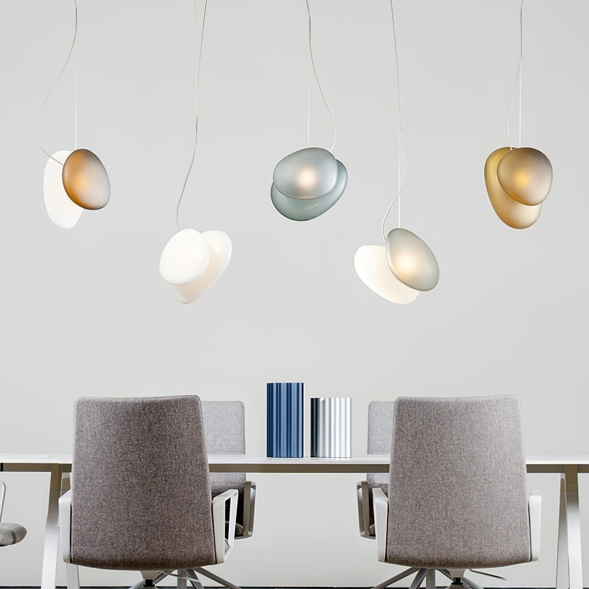 Mervan Milchglas Pendelleuchte