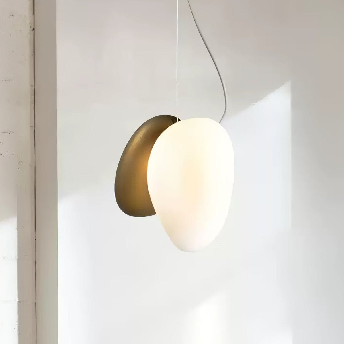 Mervan Milchglas Pendelleuchte