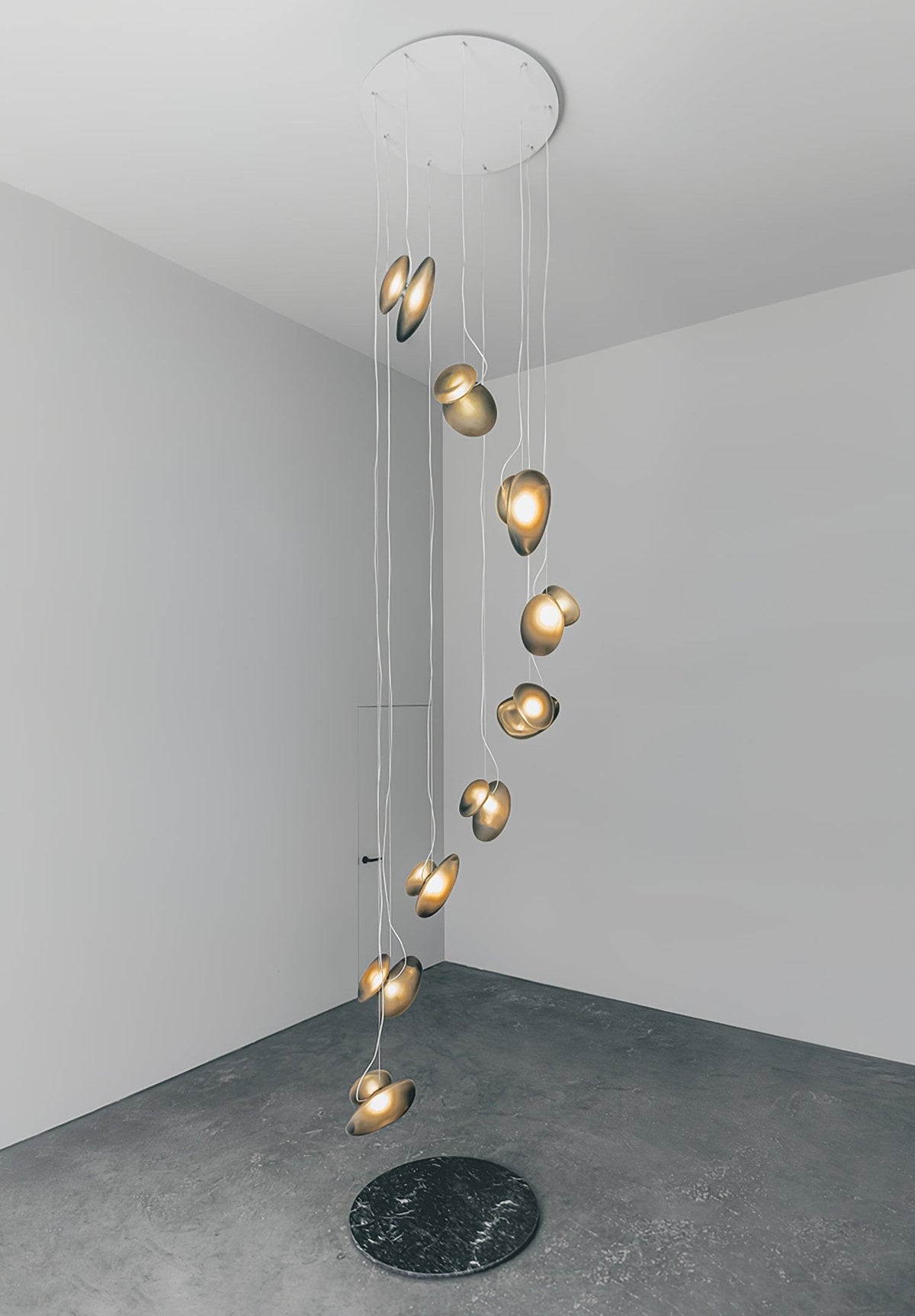 Mervan Milchglas Pendelleuchte