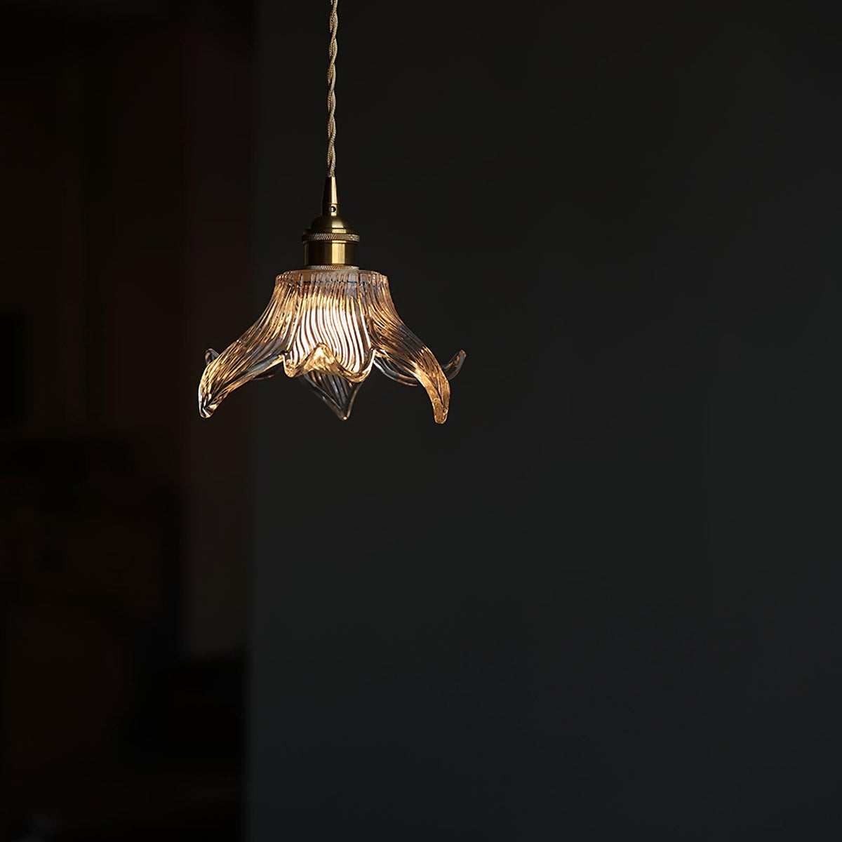 Aell Messing & Glas Glam Pendelleuchte