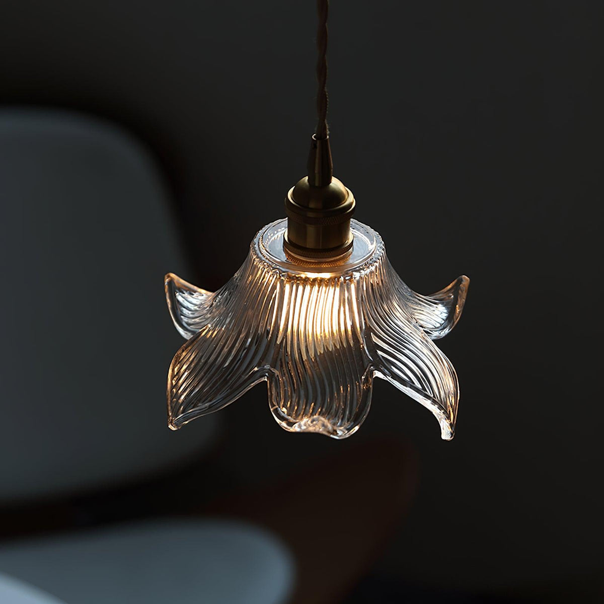 Aell Messing & Glas Glam Pendelleuchte