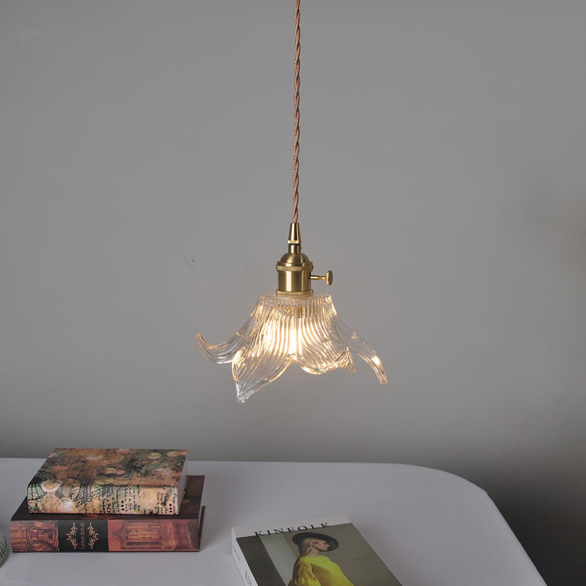 Aell Messing & Glas Glam Pendelleuchte