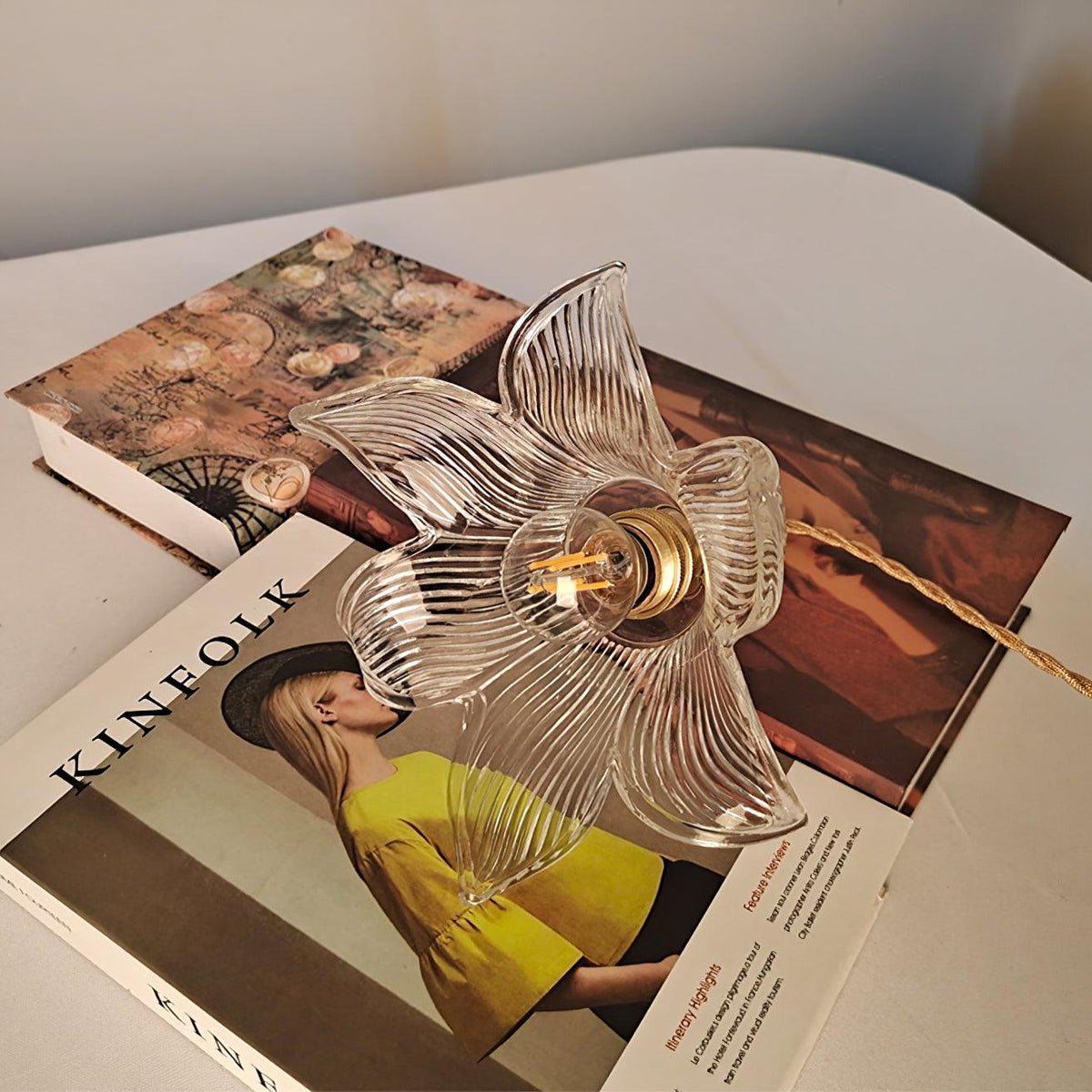 Aell Messing & Glas Glam Pendelleuchte