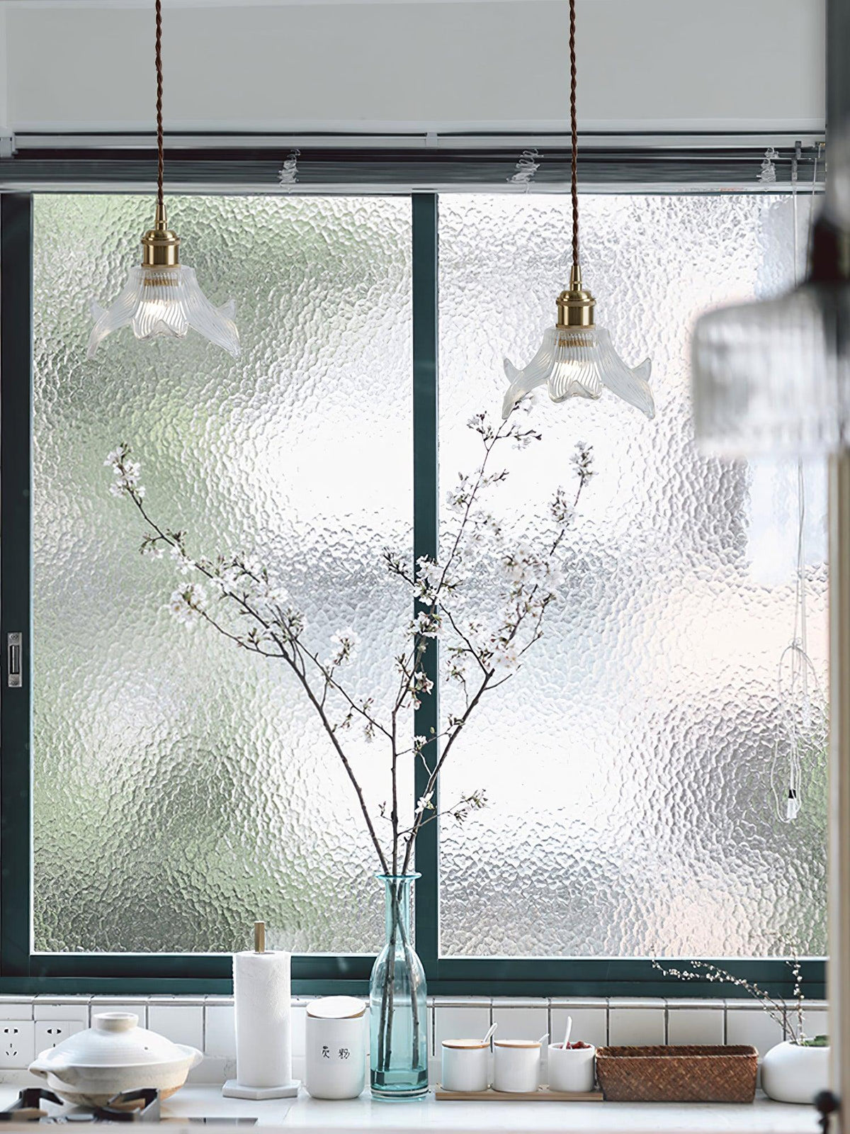 Aell Messing & Glas Glam Pendelleuchte