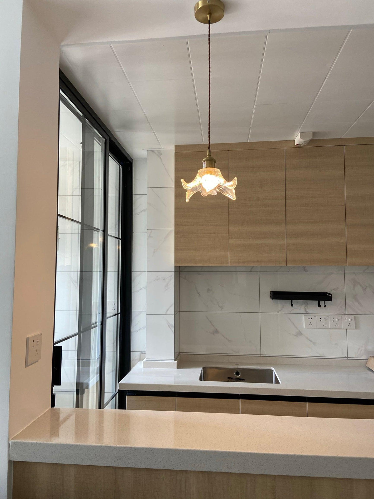 Aell Messing & Glas Glam Pendelleuchte