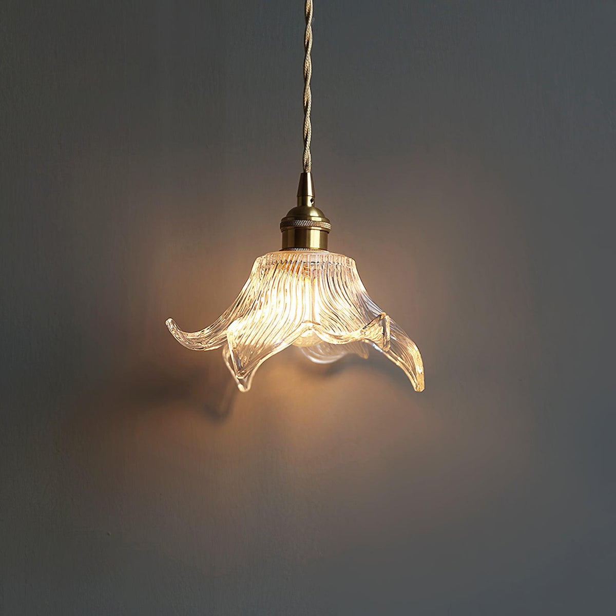 Aell Messing & Glas Glam Pendelleuchte