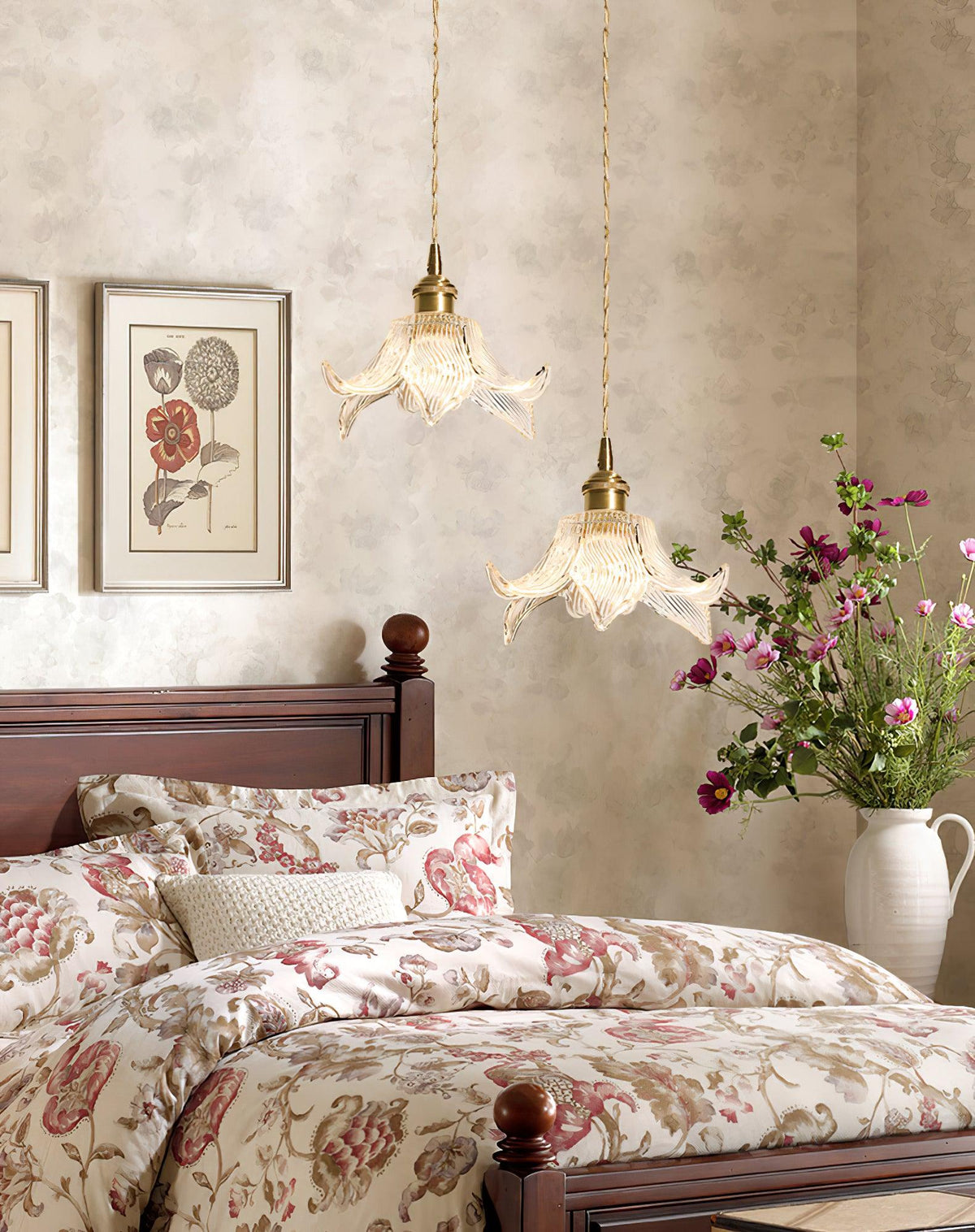 Aell Messing & Glas Glam Pendelleuchte