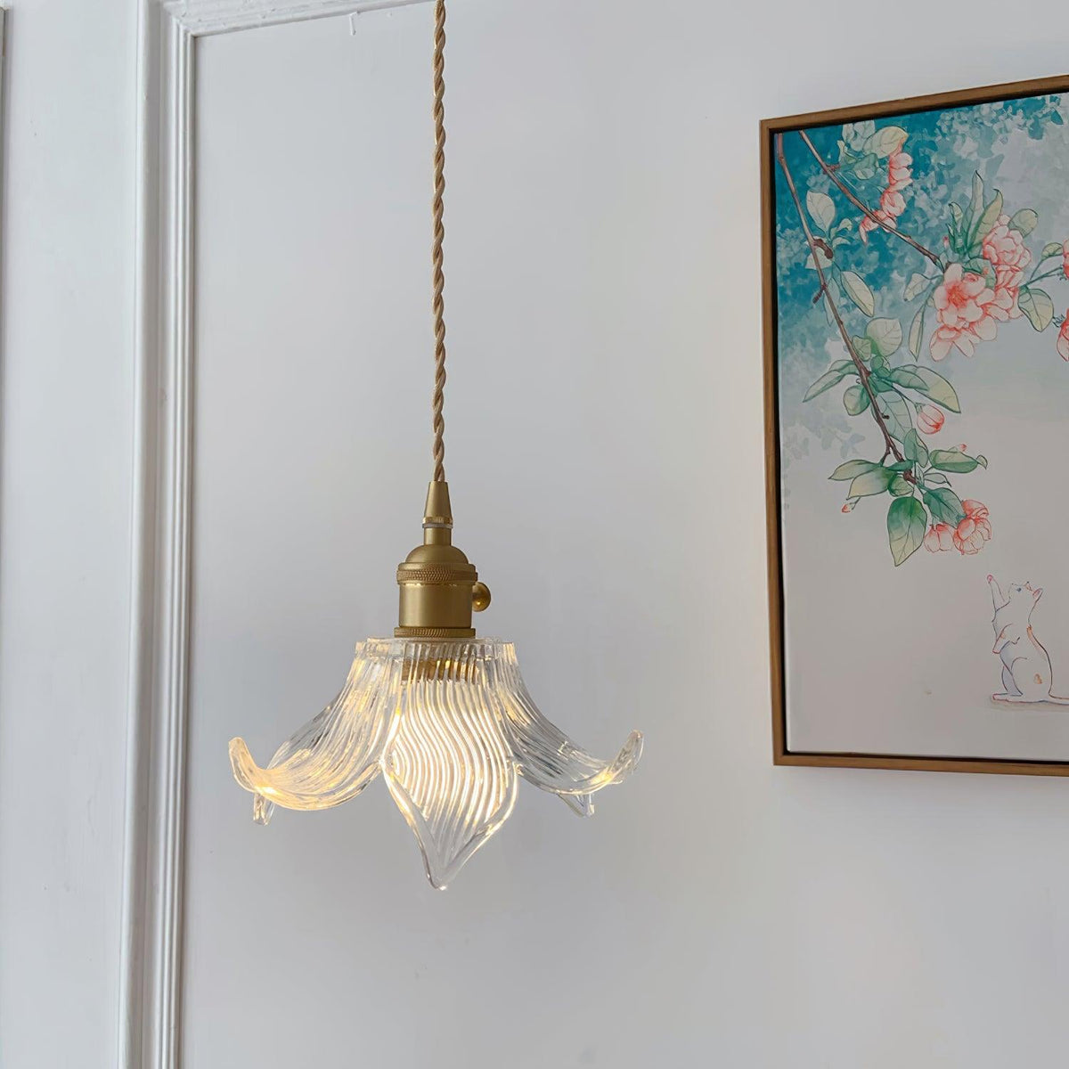 Aell Messing & Glas Glam Pendelleuchte