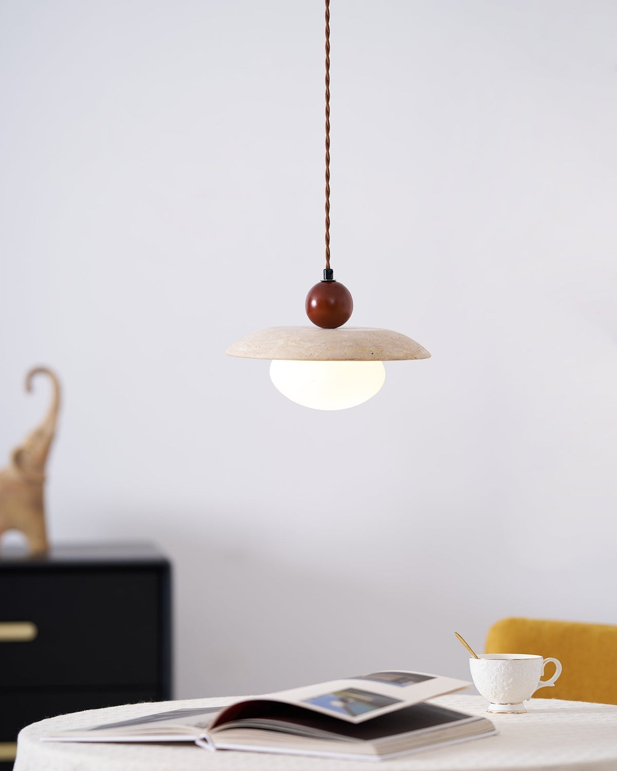 Seroaya Travertine Pendelleuchte Sechs Stil
