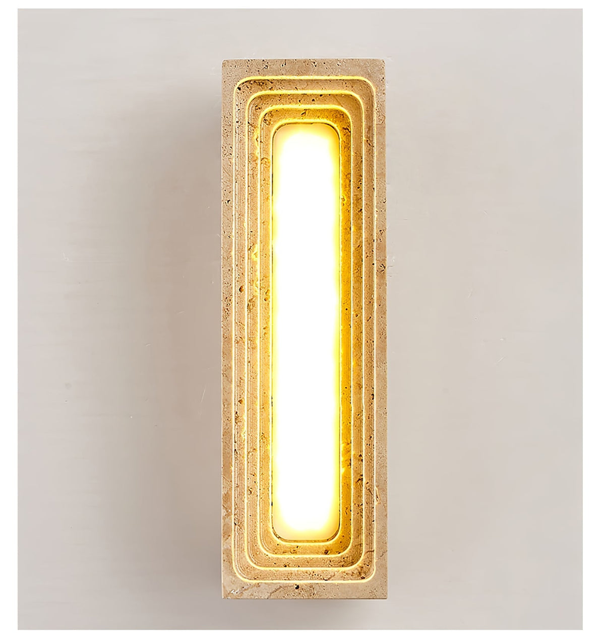 Atheila Travertine-Wandleuchte