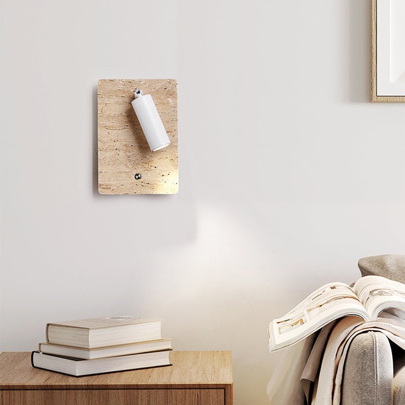 Selan Travertine Wandleuchte Axis Directional