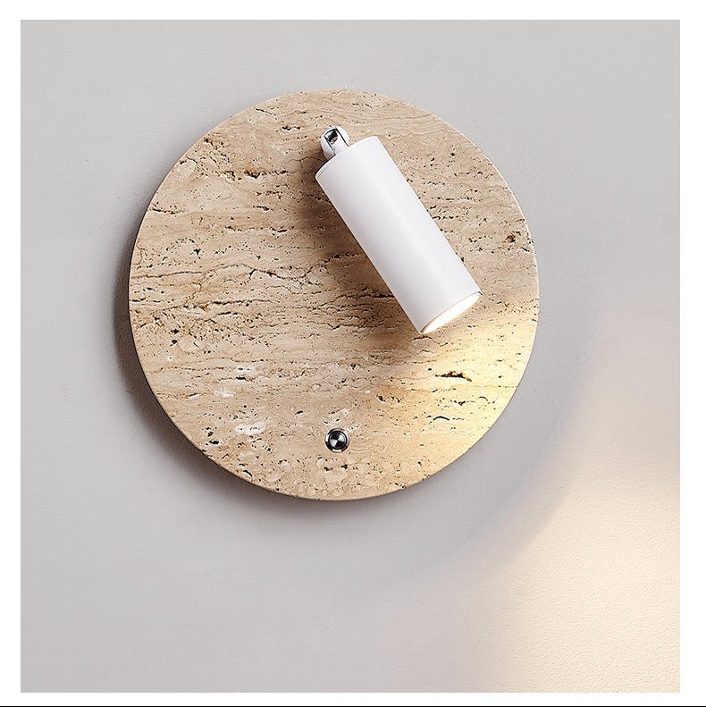 Selan Travertine Wandleuchte Axis Directional