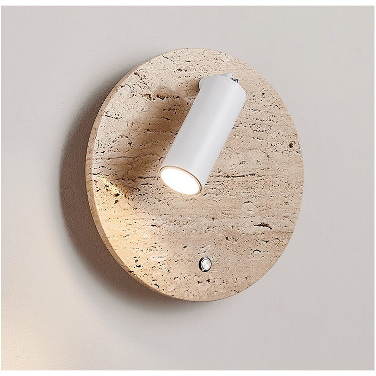 Selan Travertine Wandleuchte Axis Directional