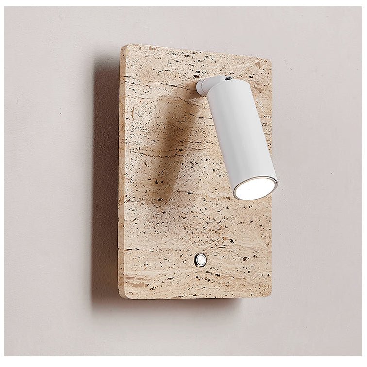 Selan Travertine Wandleuchte Axis Directional