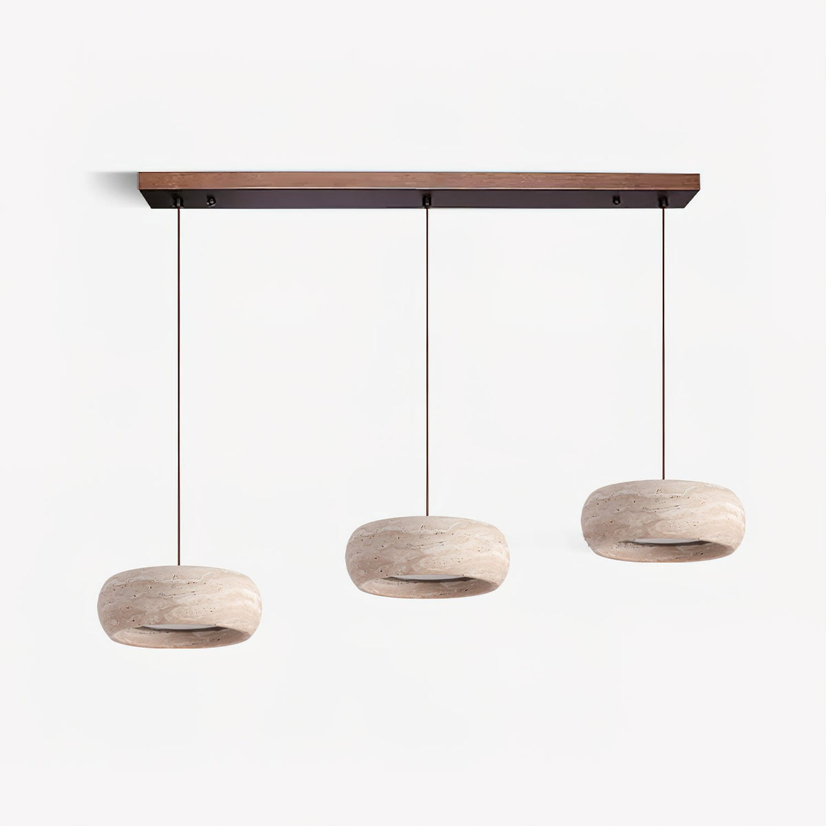 Soruena Pendelleuchte Beige Ringform Minimalistisch Wohnzimmer | Cielum