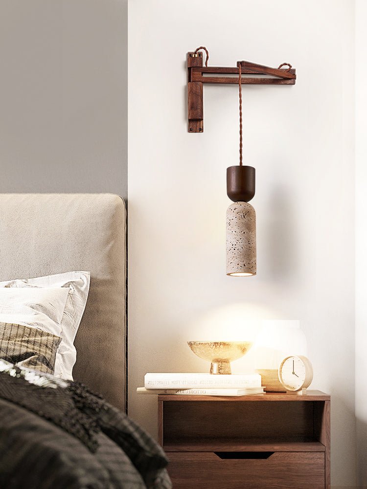 Lestemore Travertine Fusion Wandleuchte