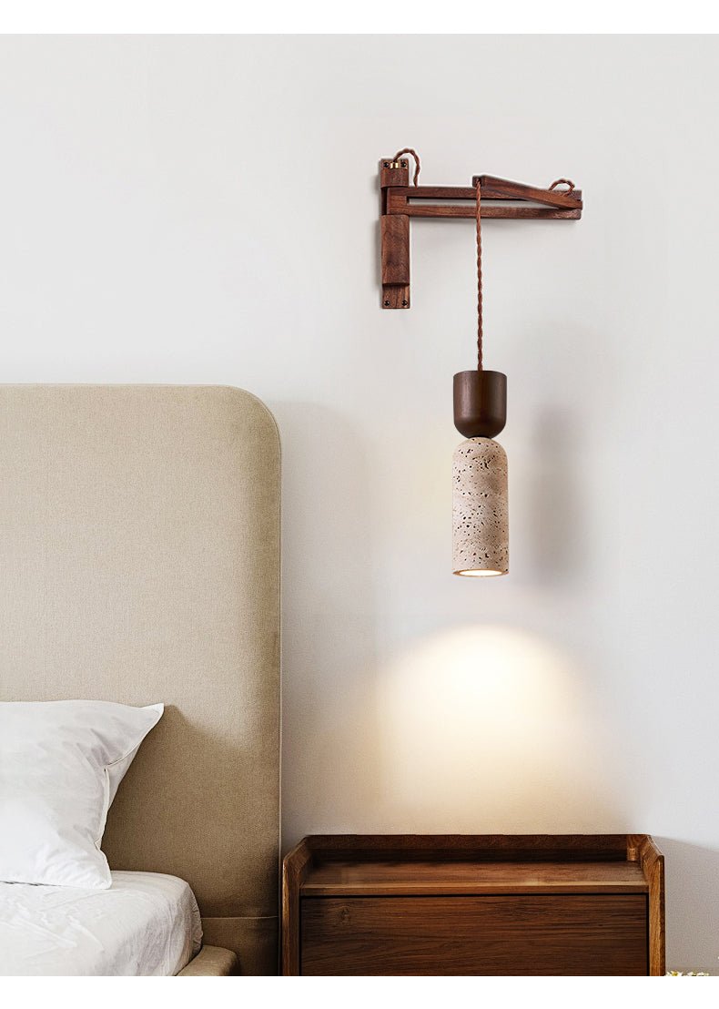 Lestemore Travertine Fusion Wandleuchte