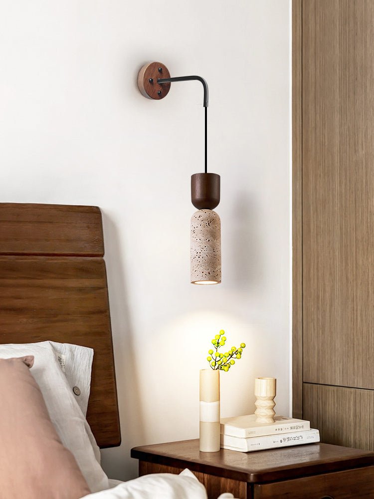 Lestemore Travertine Fusion Wandleuchte