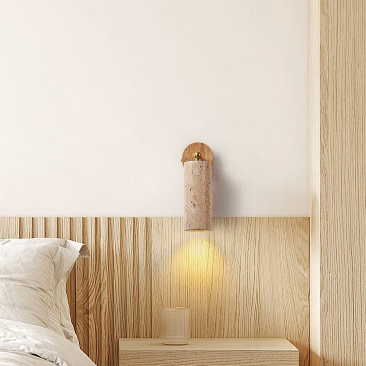 Seralella Travertine Wandleuchte