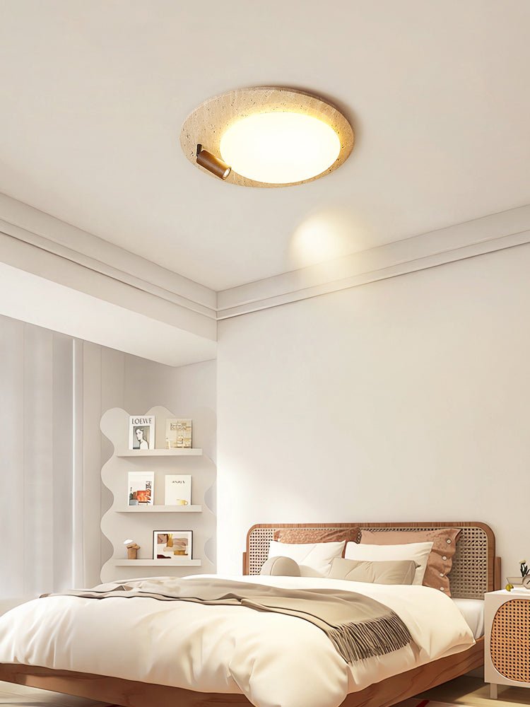 Nivorne Travertine Oval Knob Deckenleuchte