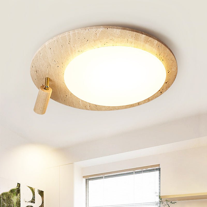 Nivorne Travertine Oval Knob Deckenleuchte