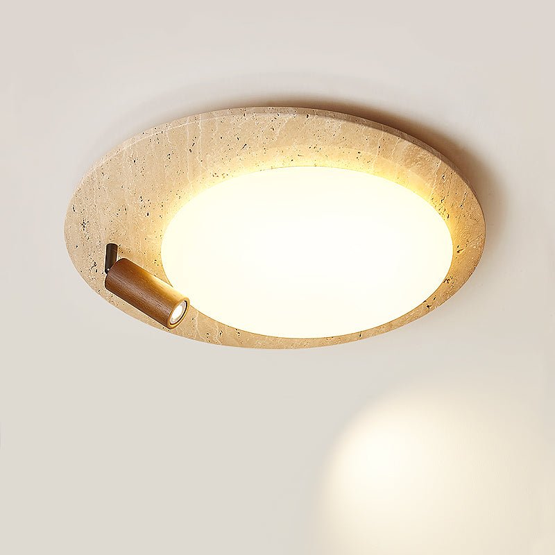 Nivorne Travertine Oval Knob Deckenleuchte