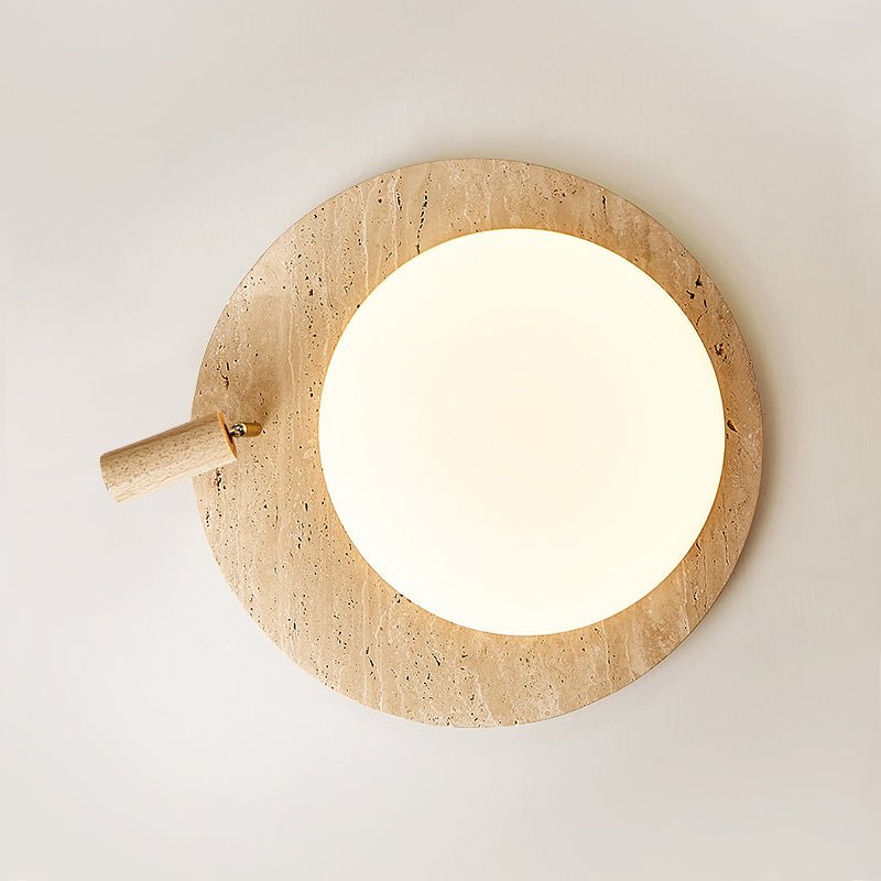 Nivorne Travertine Oval Knob Deckenleuchte