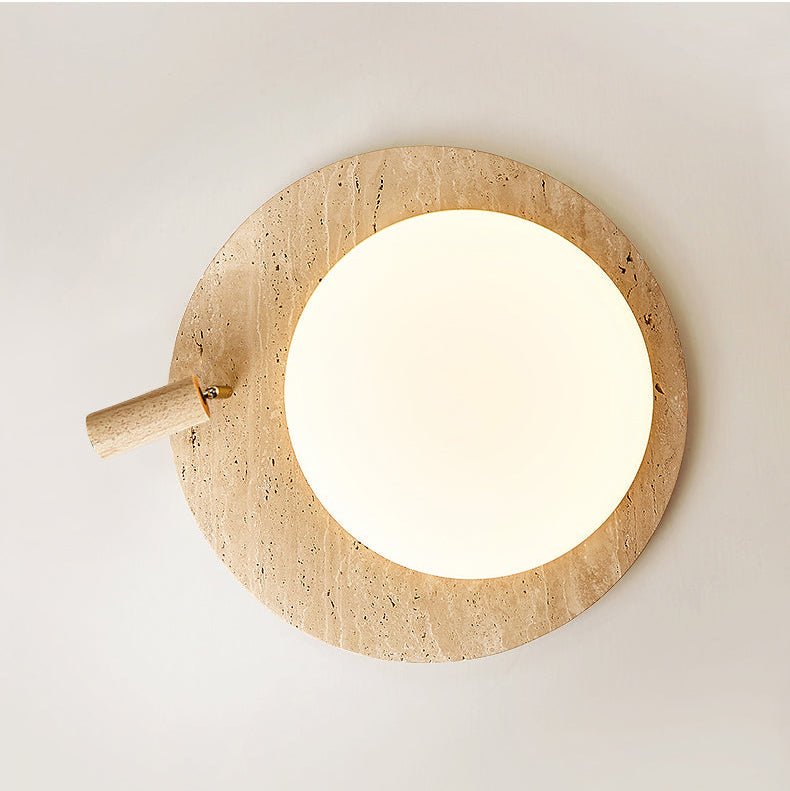 Nivorne Travertine Oval Knob Deckenleuchte