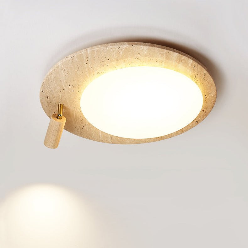 Nivorne Travertine Oval Knob Deckenleuchte